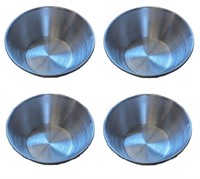 NEW - 4 ALUMINUM 7" WIDE BOWLS