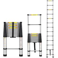 Miscoos Telescoping Ladder, 12.5FT Aluminum Teles