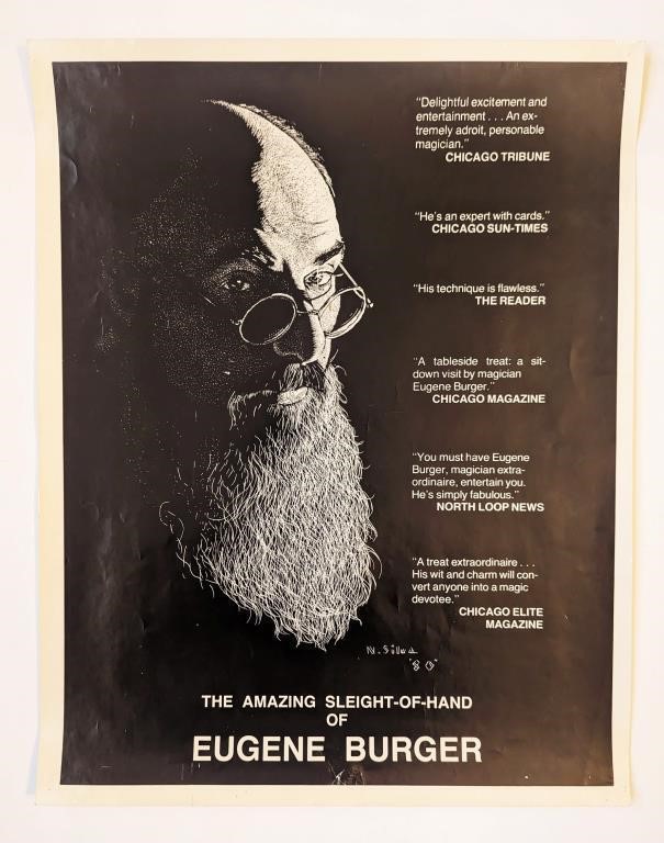 Eugene Burger Poster - Signed