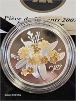 2007 50 cent sterling coin Golden Forget-me-not