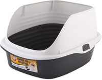 Arm & Hammer Rimmed Wave Cat Litter Pan, Large