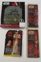 STAR WARS Lot Hat & Scarf Anakin Figure + 2 Watch