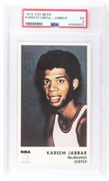 1972 GRADED KAREEM ABDUL-JABBAR BASKETBALL CARD