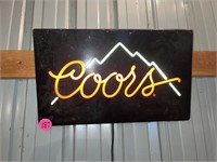 Coors Lighted Sign (Tested)