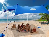 UMARDOO Family Beach Tent Canopy Sun Shade Portabl