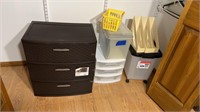 3 drawer storage, paper organizers, airtight pet