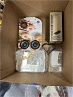 Box of Kitchen Supplies Pans & Accessories