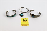 3 Turquoise Bracelets