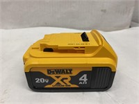 (5x bid)DeWalt XR 20V 4Ah Lithium Ion Battery