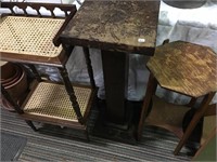 3 plant stand tables