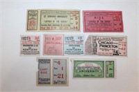 1913, 1920s - College Football Ticket Stubs