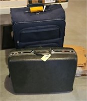 (2) SUITCASES: HARD & SOFT ROLLING