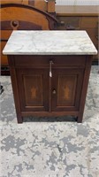 Marble Top Inlaid Stand