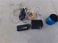 power juicer, phone cords speaker