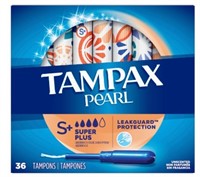 Tampax Pearl Tampons Super Plus 36ct