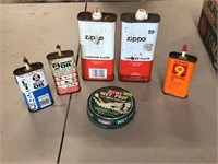 ZIPPO CANS, OIL CANS
