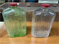2 GLASS CONTAINERS