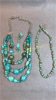 Turquoise Necklaces - 2, Earrings