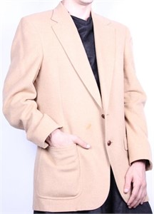 BASKIN CAMEL HAIR TAN BLAZER