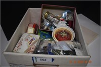 Box of Sewing Notions