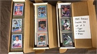 1985 Baseball cards complete set lot of 3