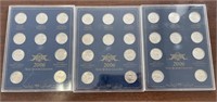 (3) 2006 State Quarter Collection, (1) 2008 State