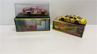 (2) NASCAR 1:24 scale die cast collectible cars,