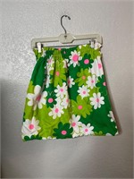 Vintage Polyester Floral Bag