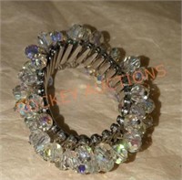 Vintage Japanese Bergere Crystal beads bracelet