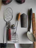 MIsc lot of vintage Kitchen utensils