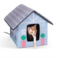 $93  K&H Pet Outdoor Heated Kitty House 18x22x17