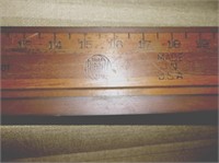 Antique 6' Wallpaper Wood Measuring Board