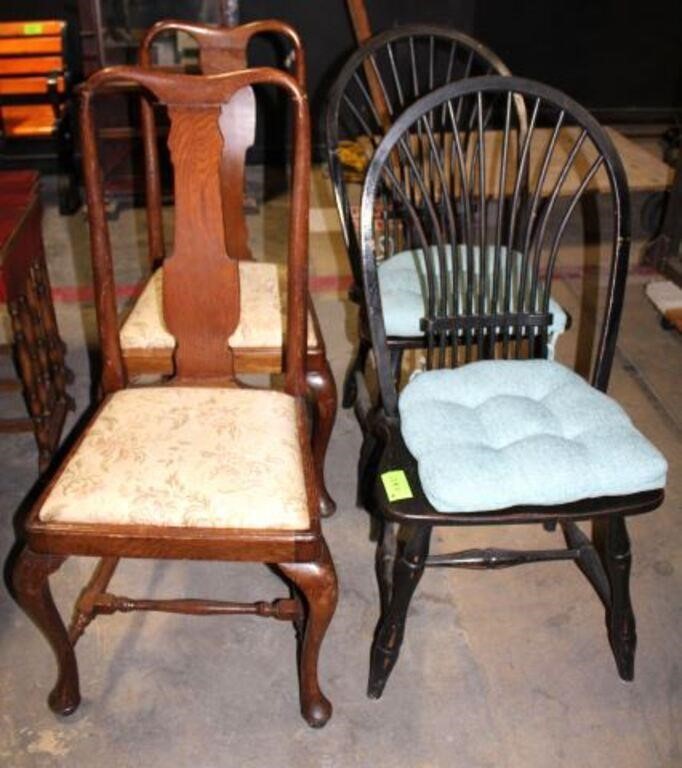 (4) Assort. Side Chairs