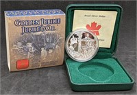2002 Canadian Proof Silver $1 Dollar Coin