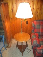 vintage side table lamp