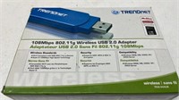 Trend Net 108 Mbps Wireless USB 2.0 Adapter