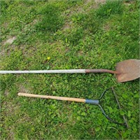 Shovels and grass cutting tool