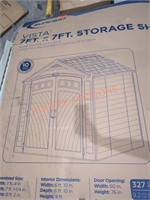 Suncast 7'×7' Plastic Storage Shed