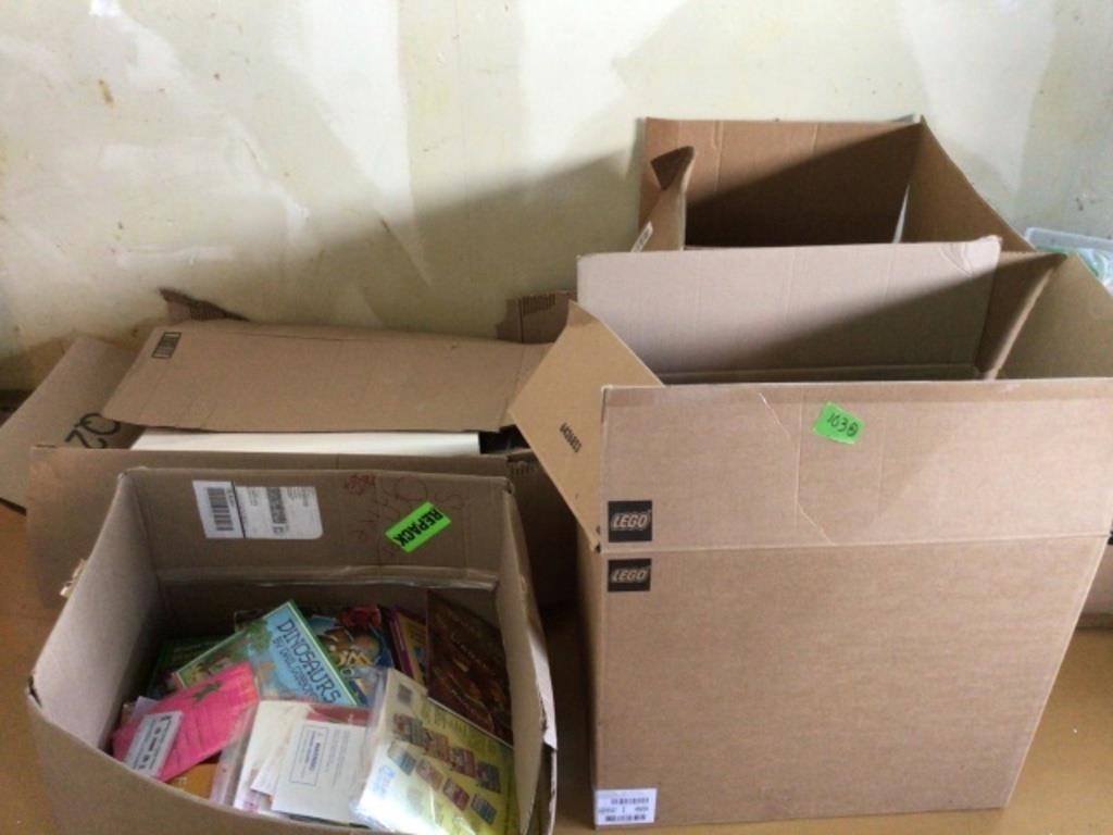5 boxes of learning materials