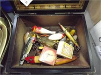 Box Of Vintage Lures