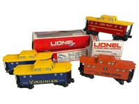 4 Boxed Lionel O Gauge Cabooses