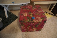 cloth covered stool