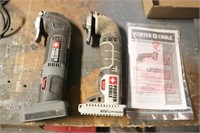 2 Porter Cable Mutli Tools