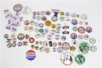 (80) Vintage Campaign Buttons Some Rare and