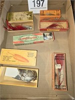 Vintage spoon type lures in original box