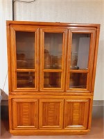 China Cabinet 56"x16" and 76" tall