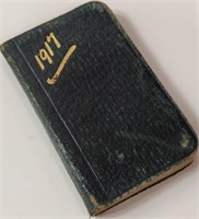 1917 Military Soldiers Diary