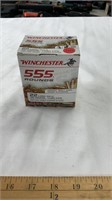 Winchester 22 long rifle 36 grain 555 cartridges