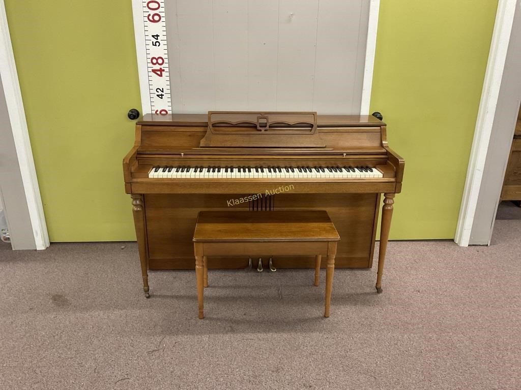 Wurlitzer Piano With Bench