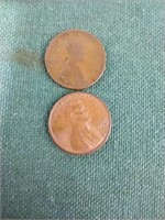 1915 wheat penny and 1976 penny